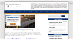 Desktop Screenshot of michigandriverslicenses.org